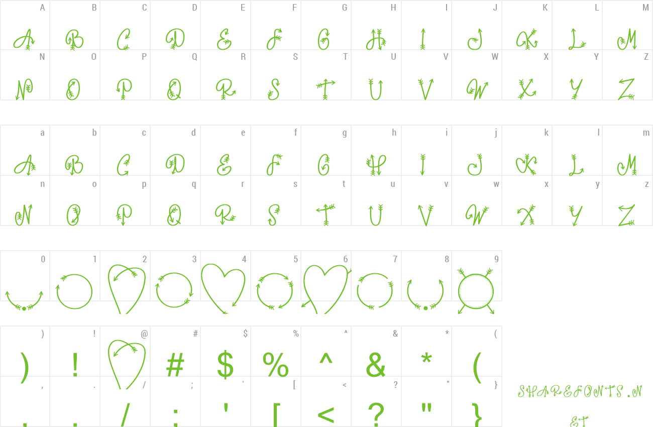 Font Monorow One preview